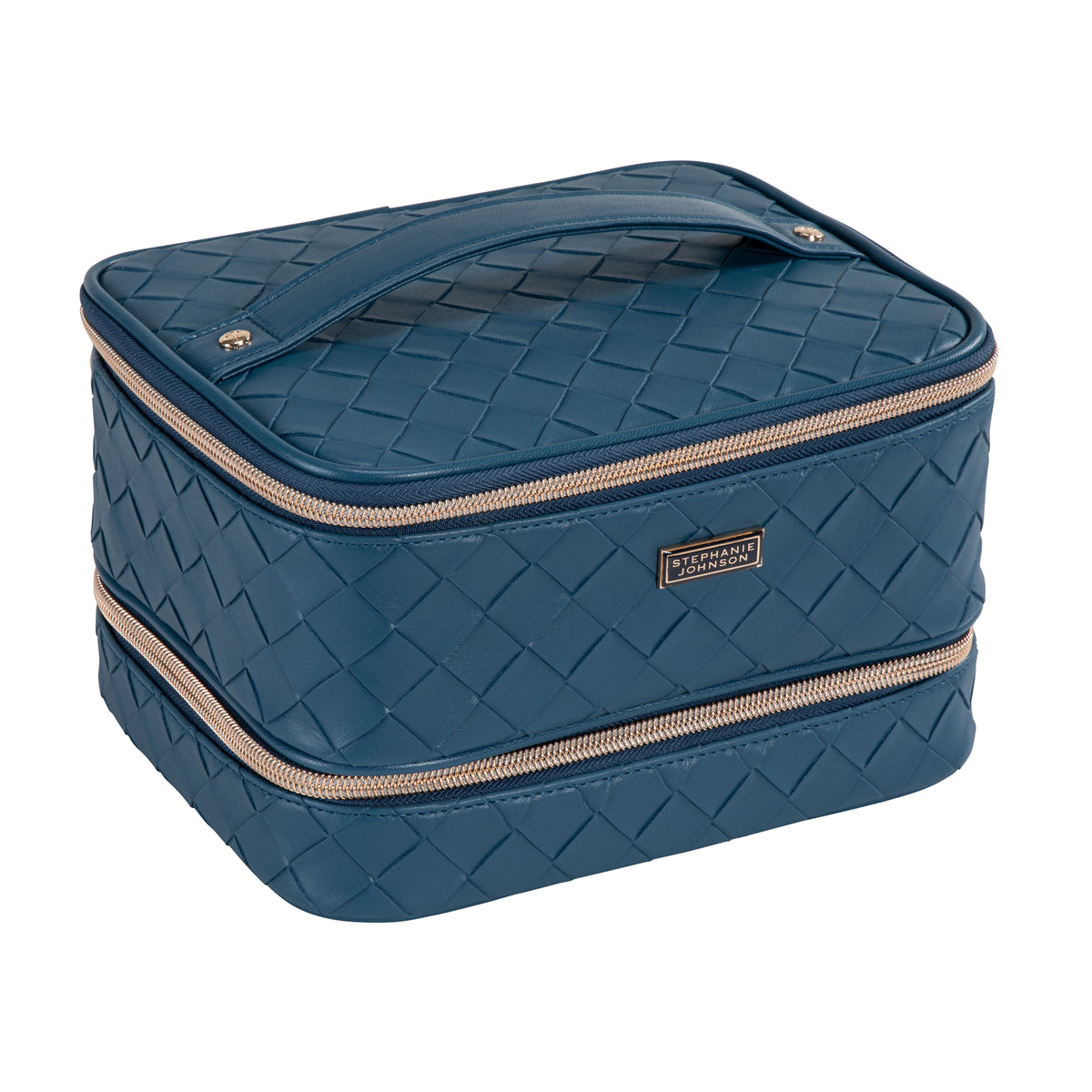 Ricardo Beverly Hills 4-Piece Train Case Makeup Bag Set