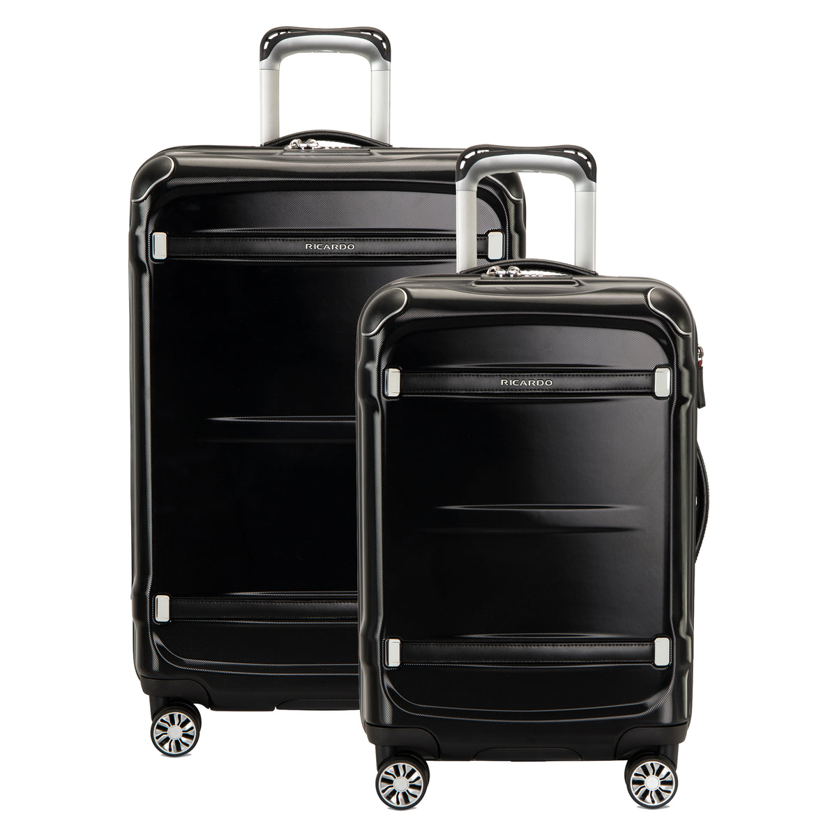 Ricardo Beverly Hills Rodeo Drive 2.0 Rodeo Drive 2.0 Hardside 2-Piece Set (21" Carry-on & 29" Large Checked) Black