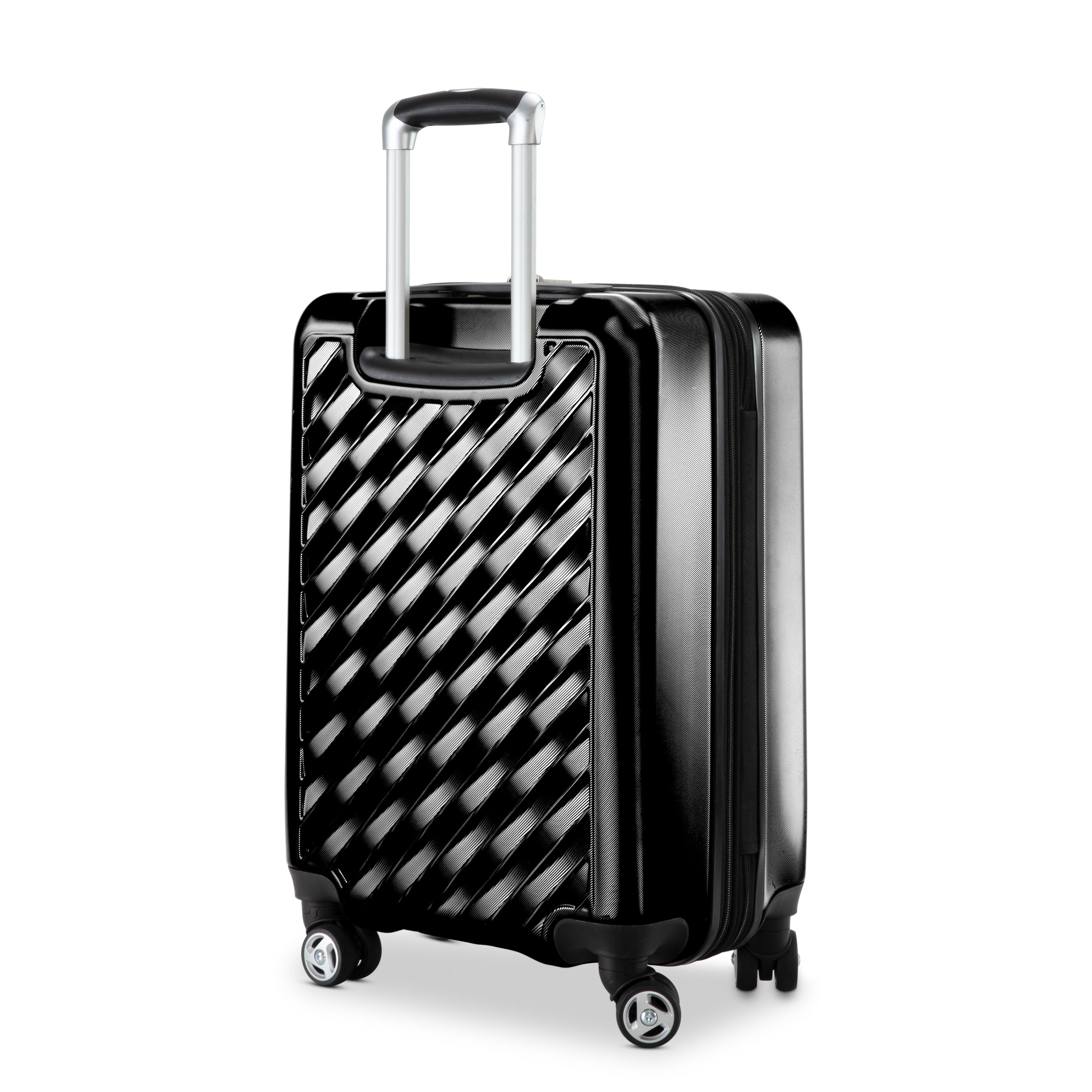 Hard sided fashion carry on suitcase