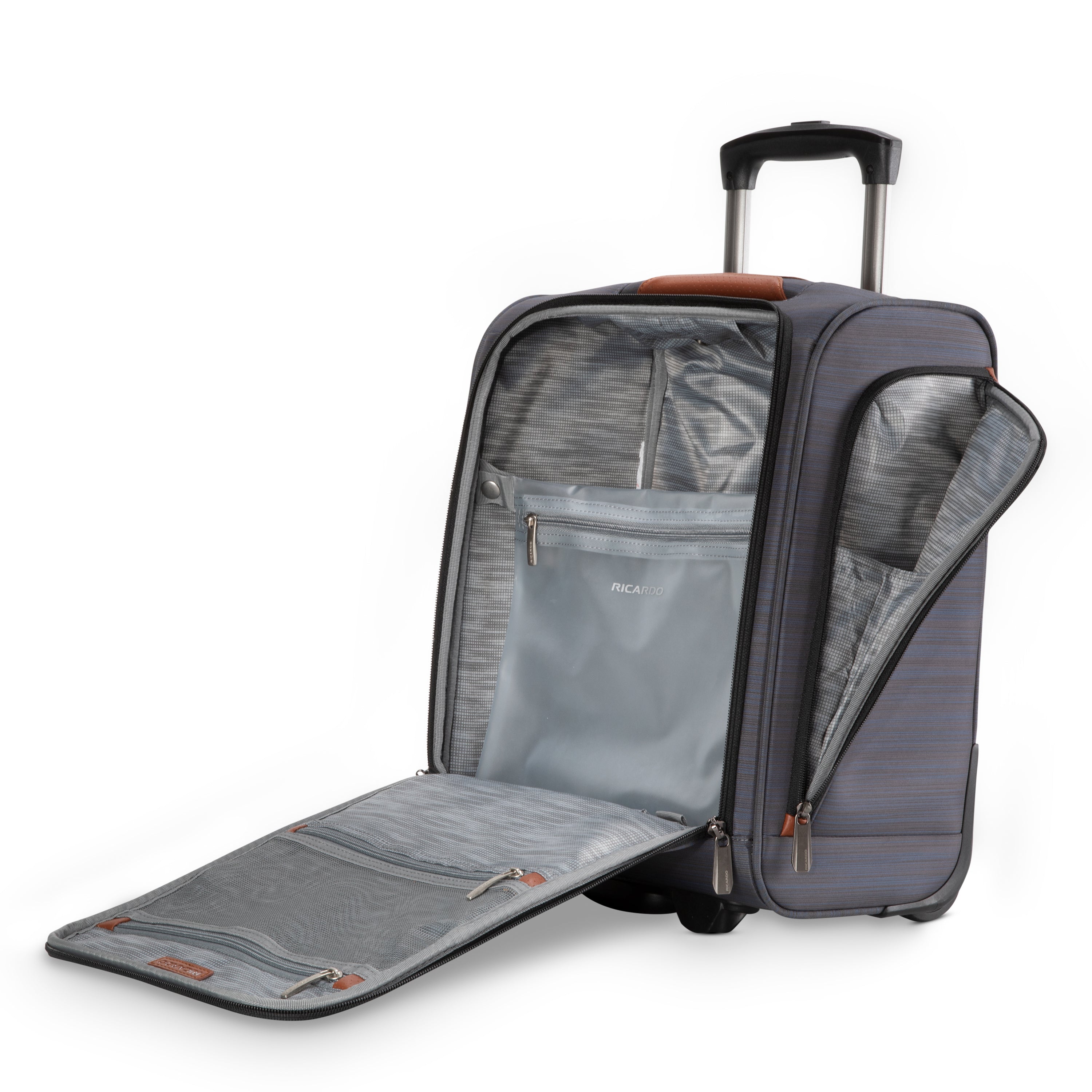 Trolley bag with online seat