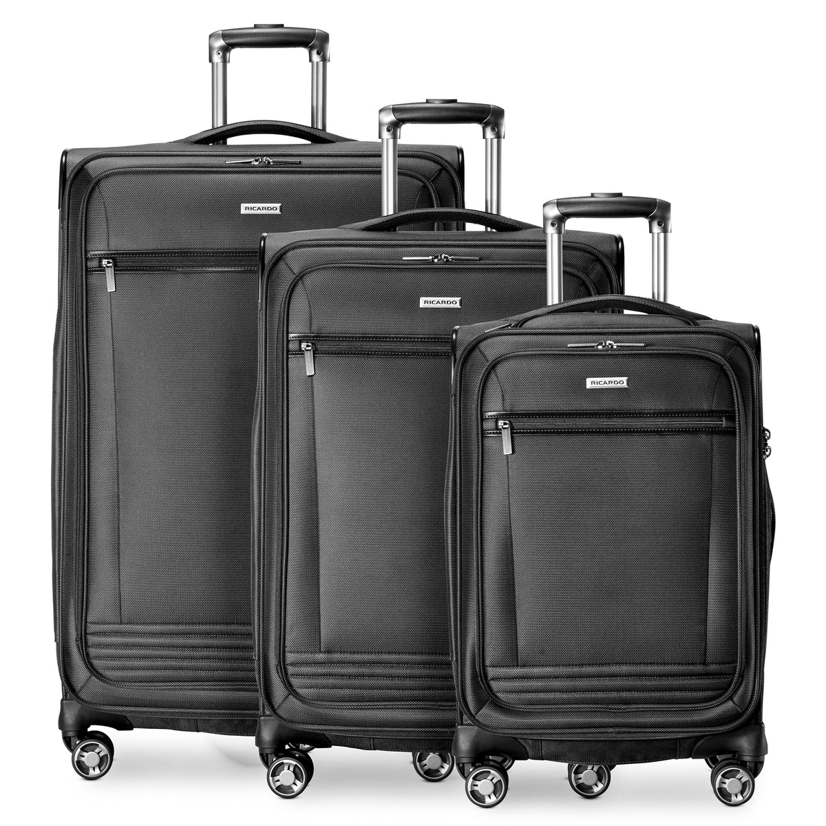 Ricardo Beverly Hills Avalon Avalon Softside 3-Piece Set Black