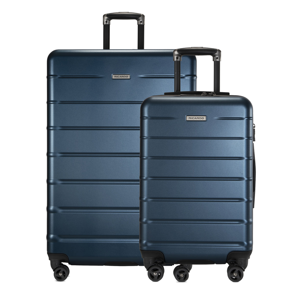 Ricardo Beverly Hills Cambria Cambria Hardside 2-Piece Set (20" Carry-on & 29" Large Checked) Blue Pearl