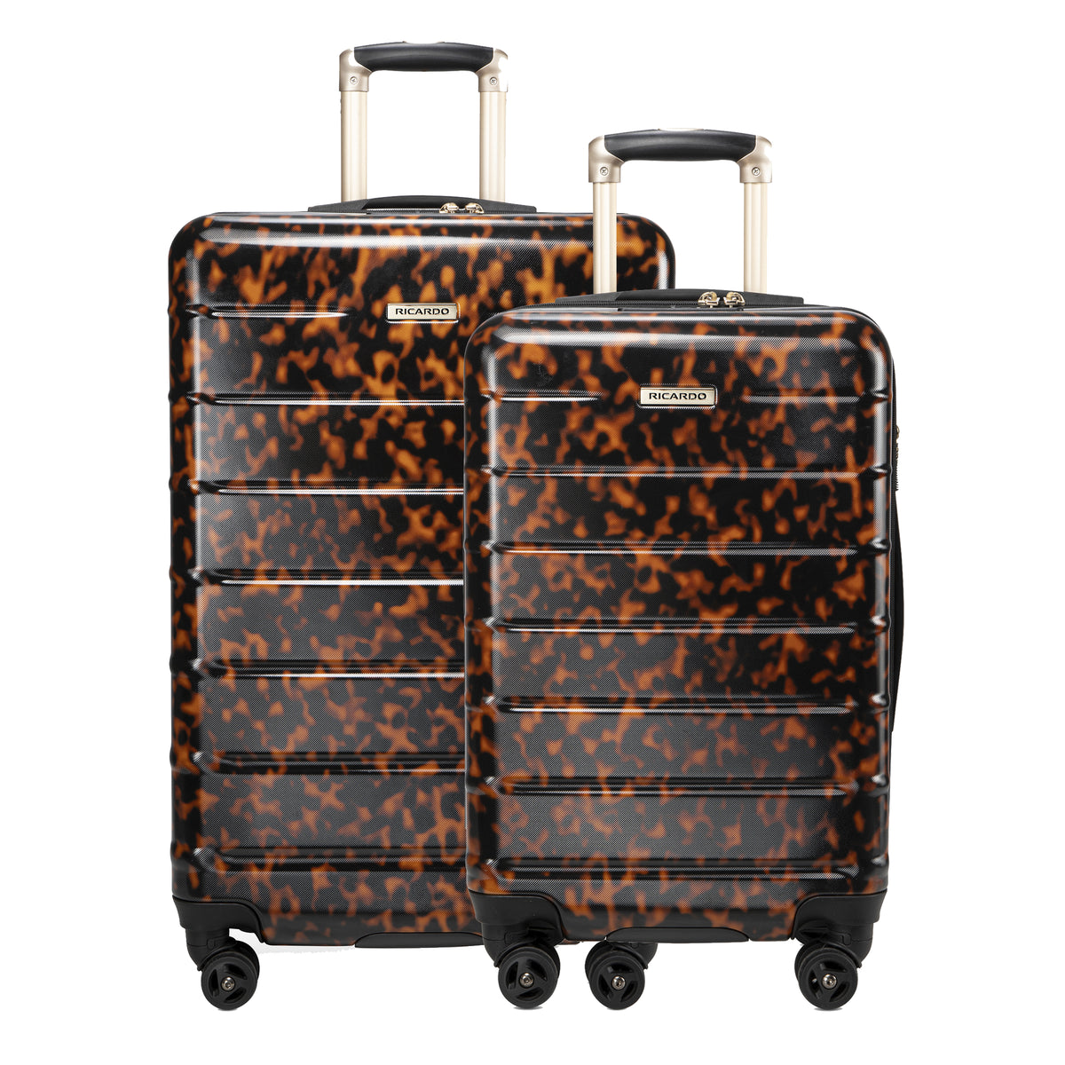 Ricardo Beverly Hills Cambria Cambria Hardside 2-Piece Set (20" Carry-on & 25" Medium Checked) Tortoise