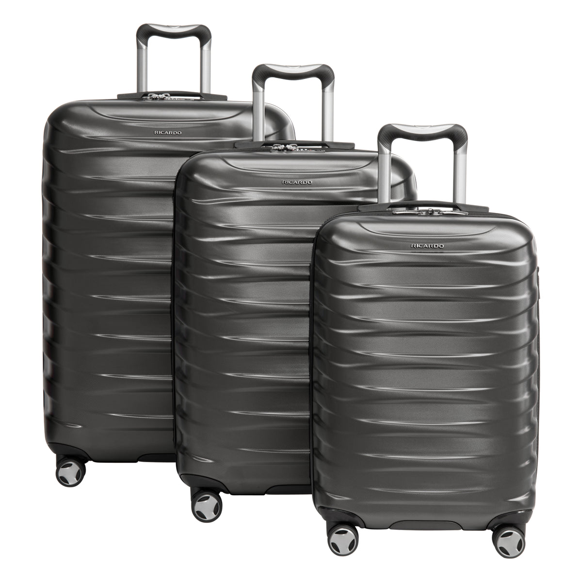 Ricardo Beverly Hills Jacinto Peak Jacinto Peak Hardside Expandable Spinner 3-Piece Set Gray