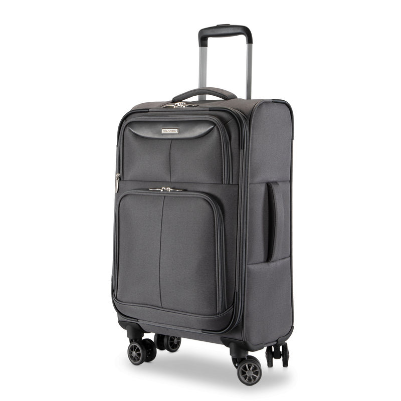 Ricardo Beverly Hills Barron Park Barron Park Softside Carry-On Spinner Charcoal