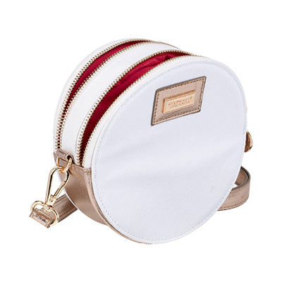 White circle crossbody outlet bag